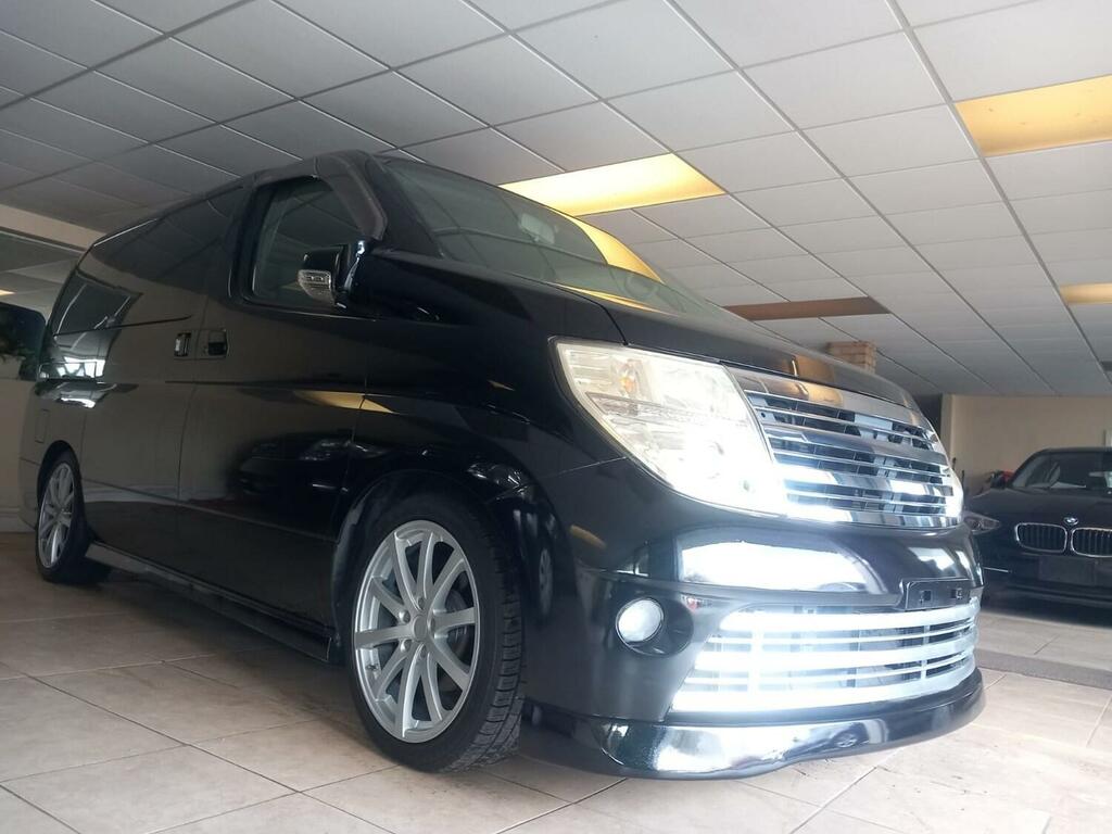 Nissan Elgrand 3.5 4X4 Only 29000 Miles Four Wheel Drive Opt Black #3