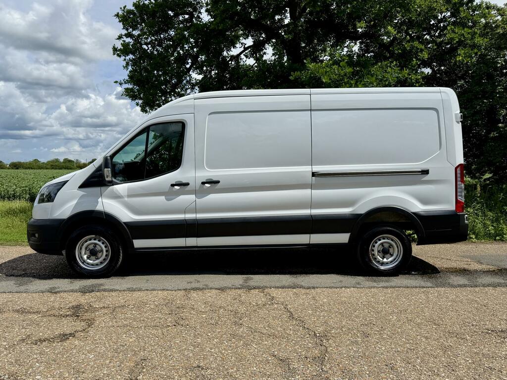 Ford Transit Custom 2.0 350 Ecoblue Leader Panel Van DL73CFO White #2