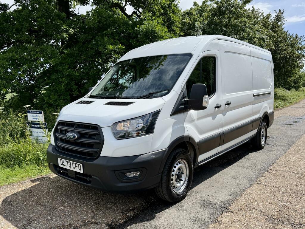 Ford Transit Custom 2.0 350 Ecoblue Leader Panel Van White