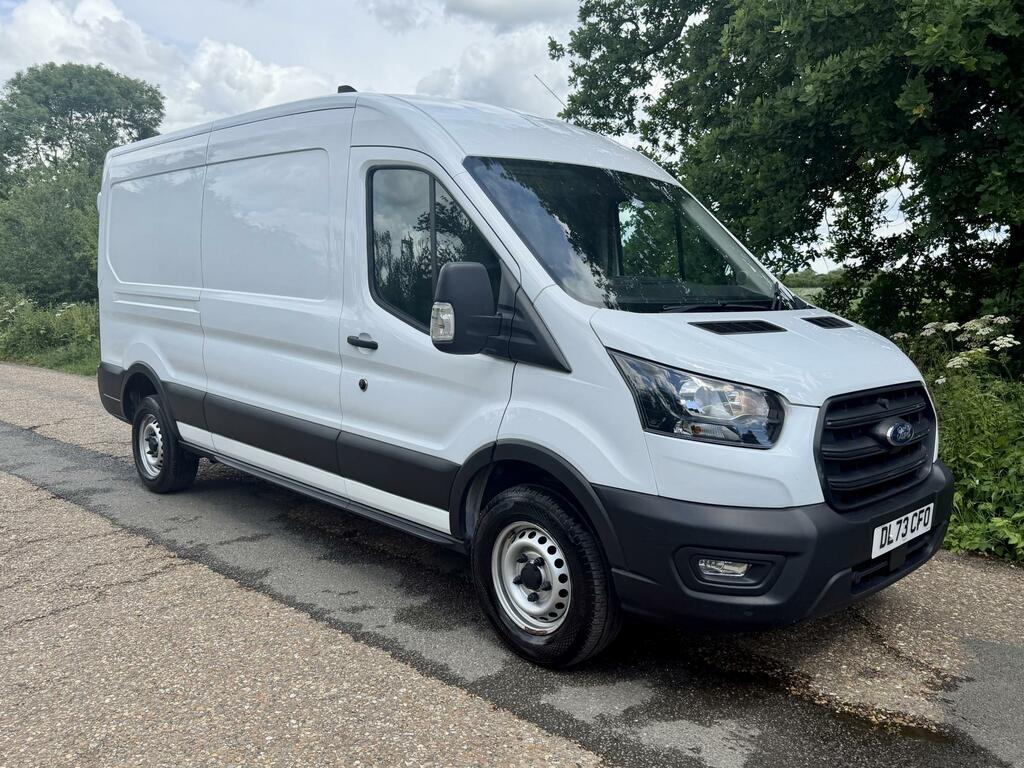 Ford Transit Custom 2.0 350 Ecoblue Leader Panel Van DL73CFO White #6