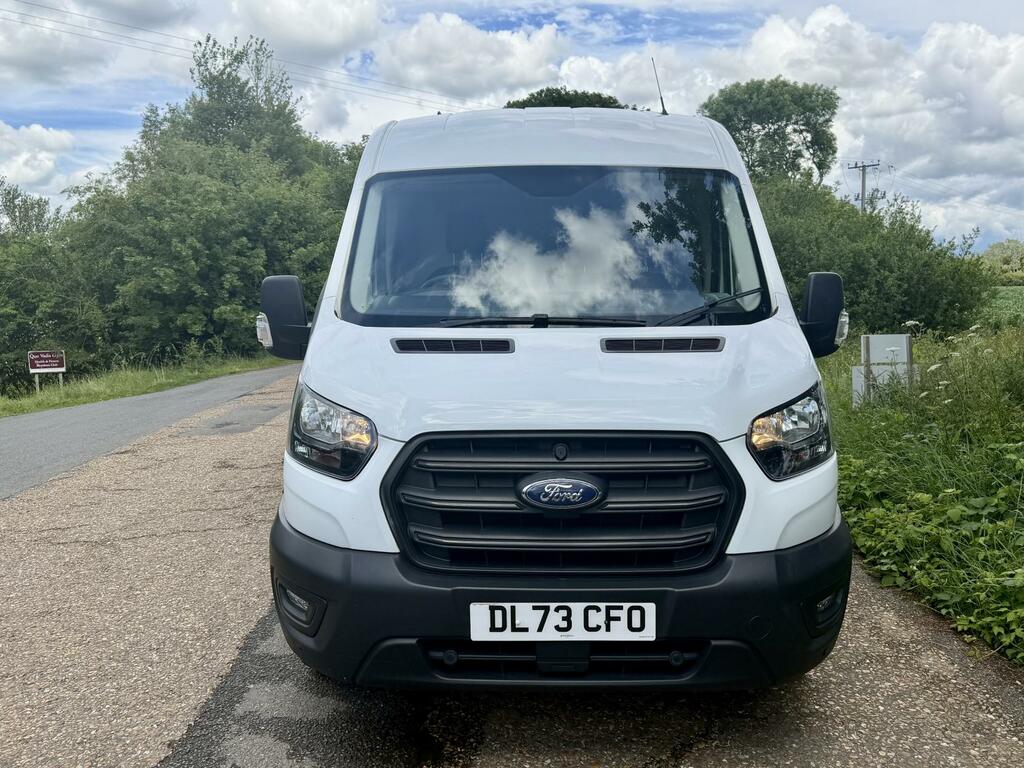 Ford Transit Custom 2.0 350 Ecoblue Leader Panel Van DL73CFO White #3