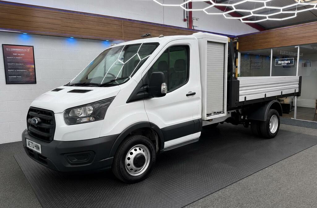 Ford Transit Custom 2.0 350 Ecoblue Leader Tipper Rw AE70HWM White