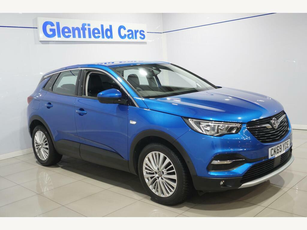 Vauxhall Grandland X 1.2 Turbo Business Edition Nav Euro 6 S S CK69YDE Blue #4