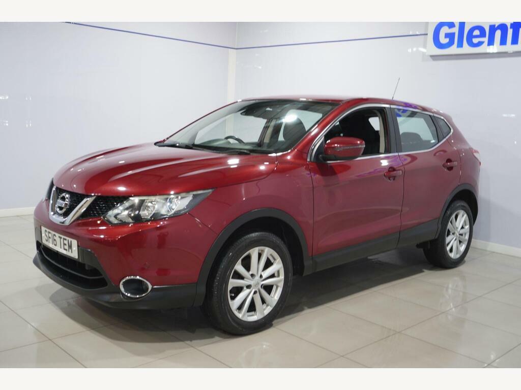 Nissan Qashqai 1.2 Dig-t Acenta 2Wd Euro 6 S S SF16TEM Red #5