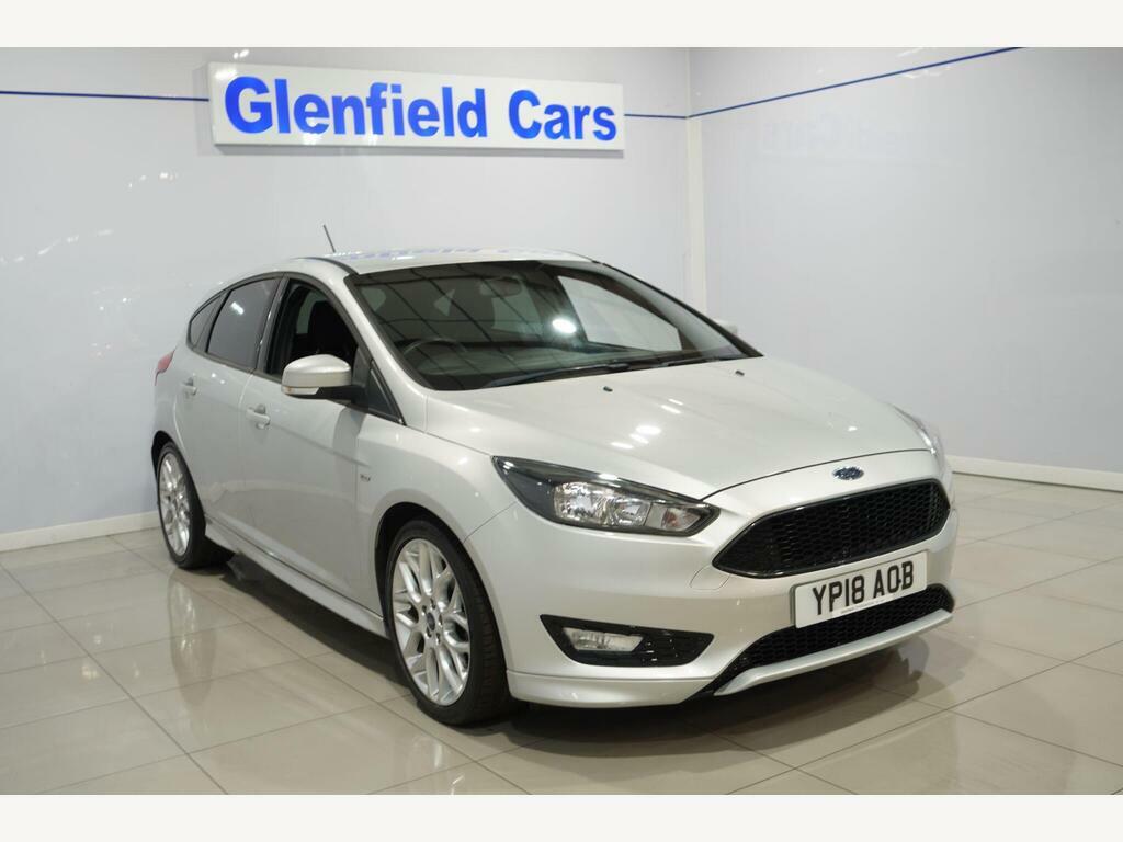 Ford Focus 1.0T Ecoboost St-line Euro 6 S S YP18AOB Silver #3
