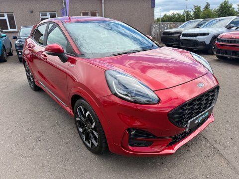 Ford Puma St-line X Mhev Red