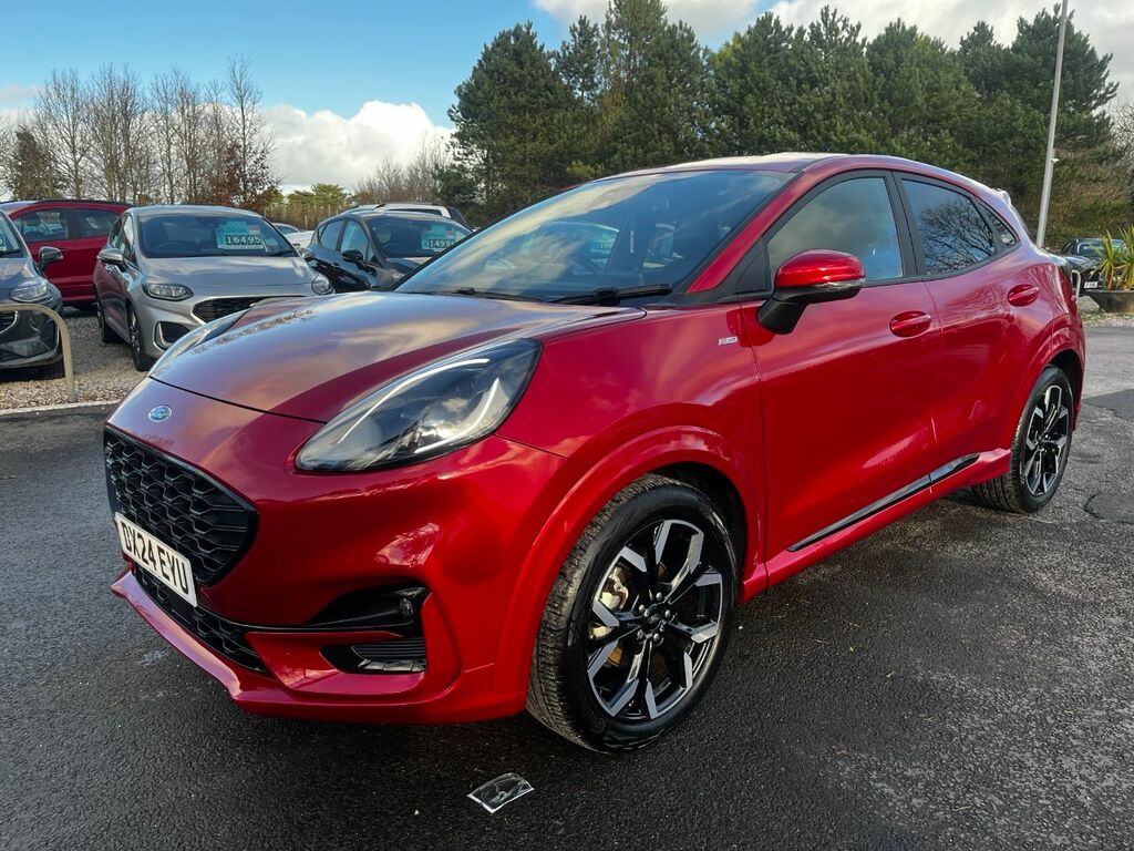 Ford Puma 1.0 Ecoboost Hybrid Mhev St-line X Navigation 125 DX24EYU Red #6