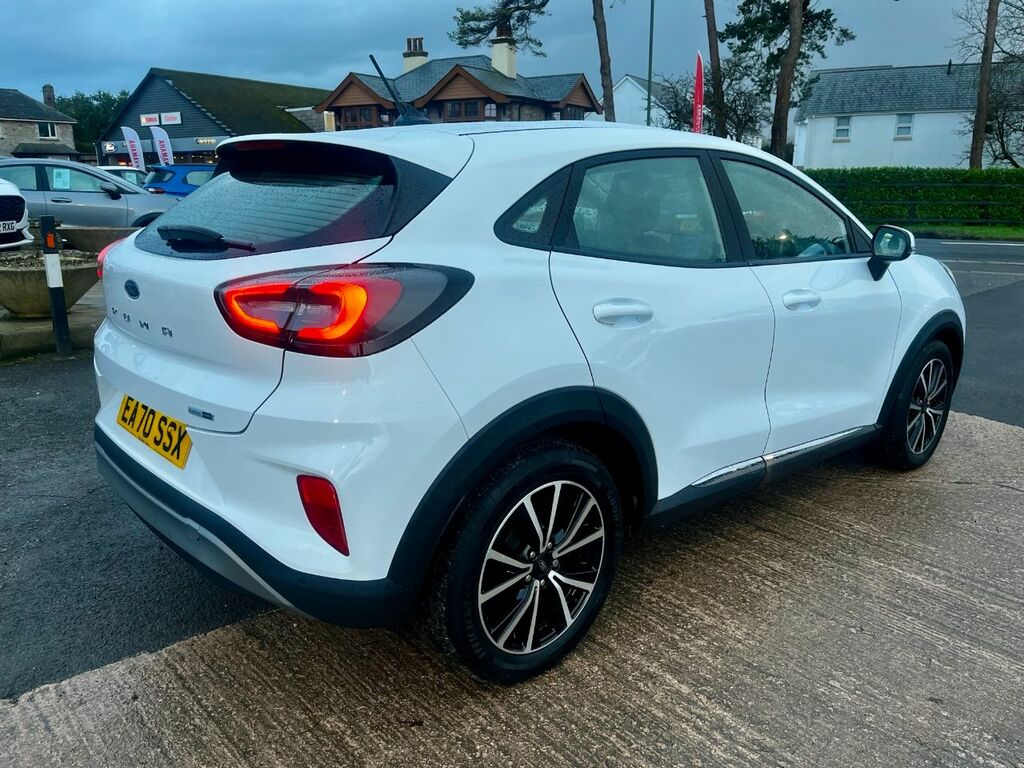 Ford Puma 1.0 Ecoboost Hybrid Mhev Titanium Navigation 125 P EA70SSX White #3