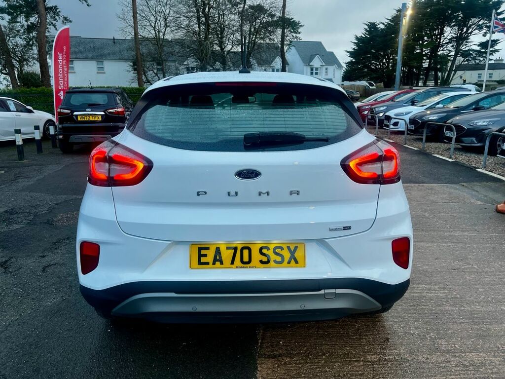 Ford Puma 1.0 Ecoboost Hybrid Mhev Titanium Navigation 125 P EA70SSX White #4