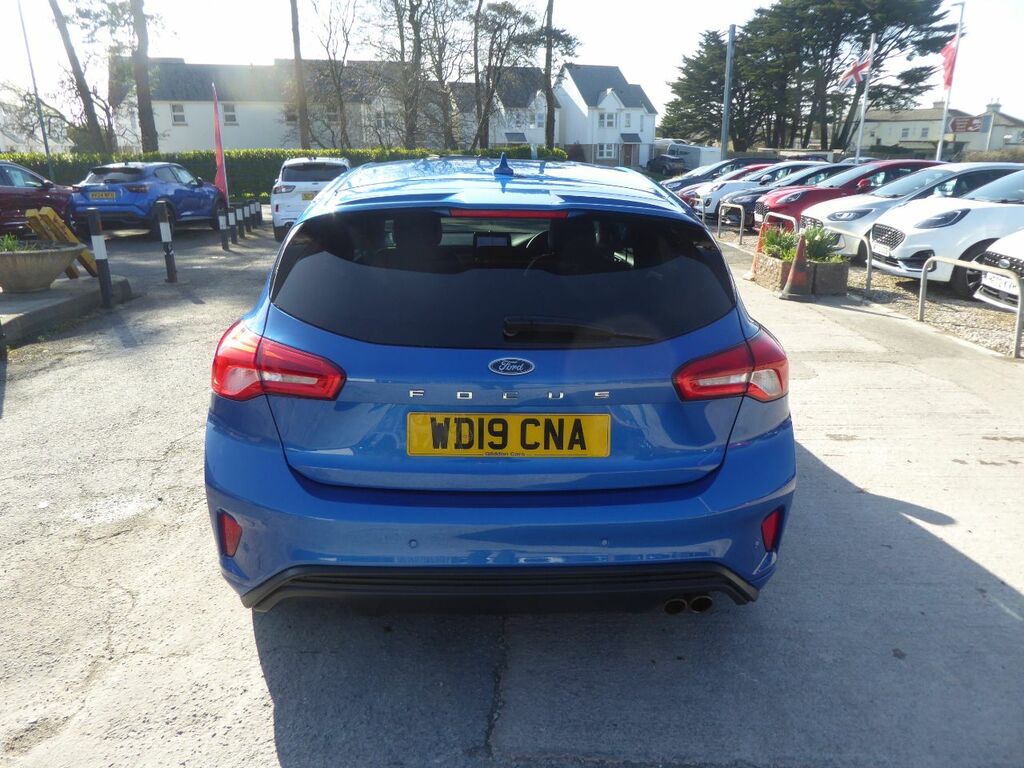 Ford Focus 1.0 Ecoboost St-line X Navigation 125 Ps 2 Owners WD19CNA Blue #3