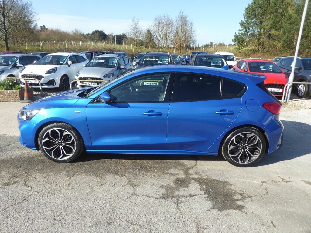 Ford Focus 1.0 Ecoboost St-line X Navigation 125 Ps 2 Owners WD19CNA Blue #5