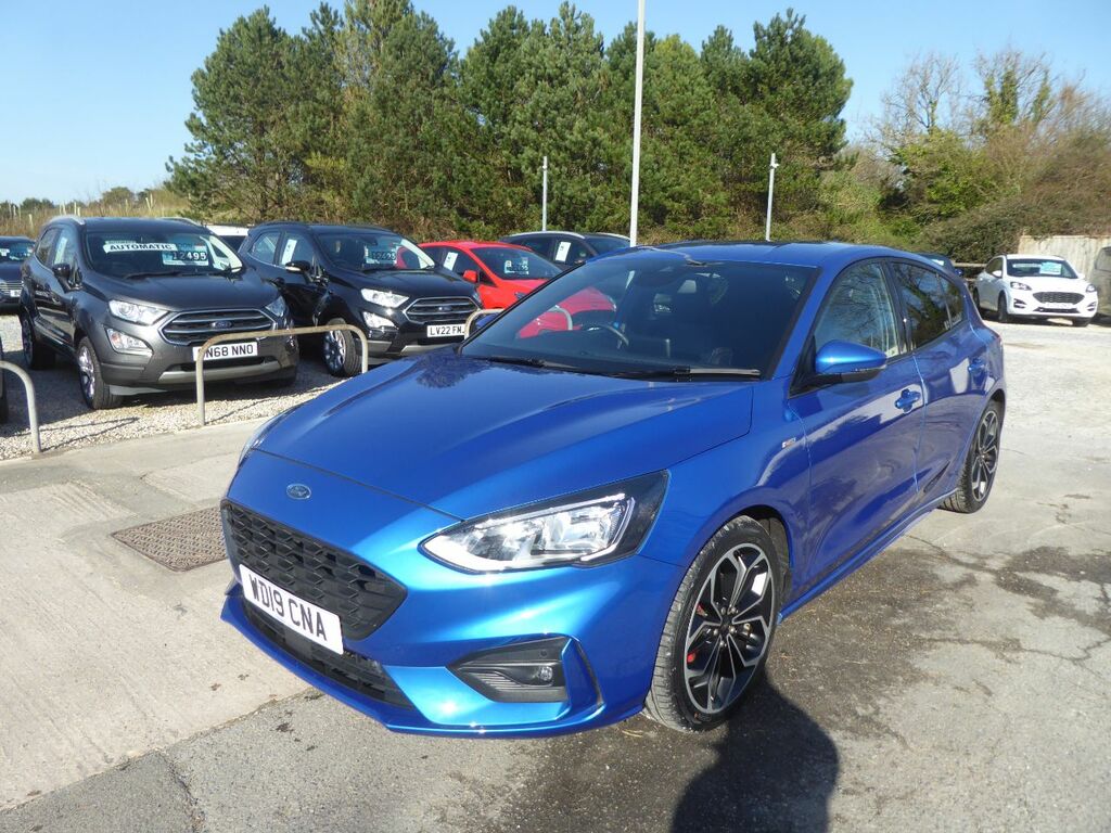Ford Focus 1.0 Ecoboost St-line X Navigation 125 Ps 2 Owners WD19CNA Blue #6
