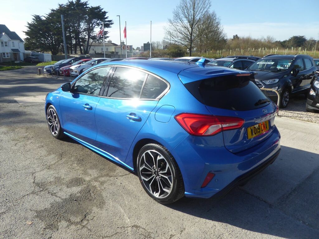 Ford Focus 1.0 Ecoboost St-line X Navigation 125 Ps 2 Owners WD19CNA Blue #4