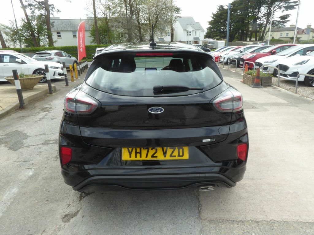 Ford Puma 1.0 Ecoboost Hybrid Mhev St-line Navigation 125 Ps YH72VZD Black #4