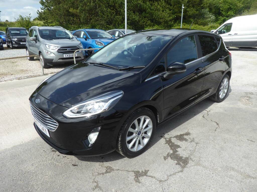 Ford Fiesta 1.0 Ecoboost Titanium Navigation 100 Ps WO67GKY Black #6