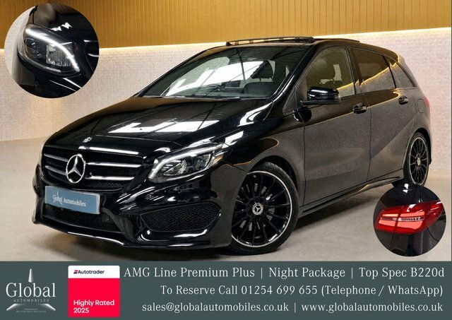 Mercedes-Benz B Class B220d Amg Line Premium Black