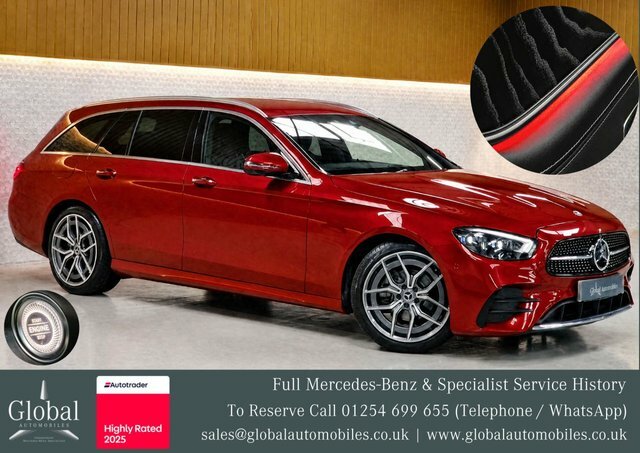Mercedes-Benz E Class 2.0 E220d Amg Line JAPE220 Red #2