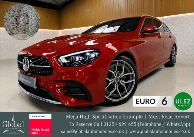 Mercedes-Benz E Class 2.0 E220d Amg Line Red