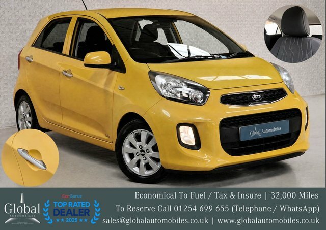Kia Picanto 1.0 Sr7 Hatchback Yellow #2