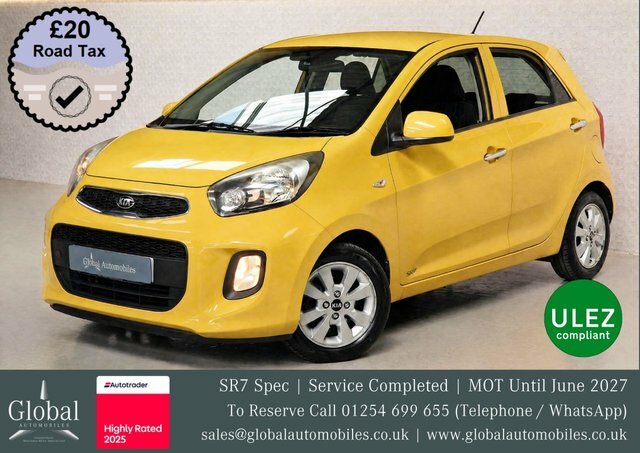 Kia Picanto 1.0 Sr7 Hatchback Yellow