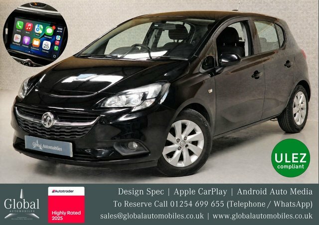 Vauxhall Corsa 1.4I Ecoflex Design Hatchback Black