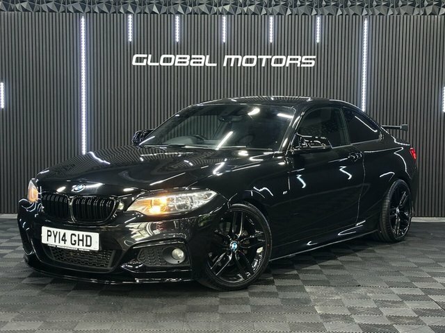 BMW 2 Series Gran Coupe 2014 2.0 220D M Sport Coupe Euro Black #2