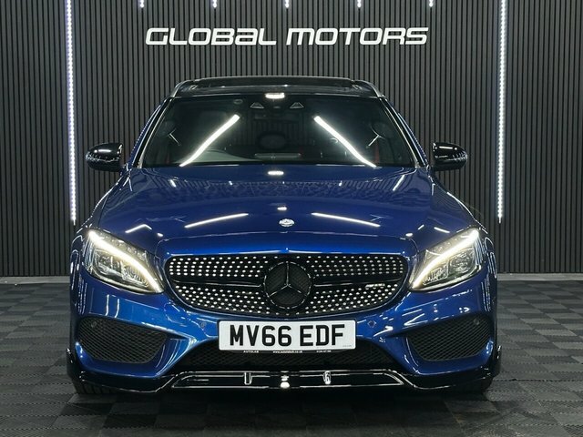 Mercedes-Benz C Class 2016 3.0 C43 V6 Amg Premium Plus Estate Petr MV66EDF Blue #3
