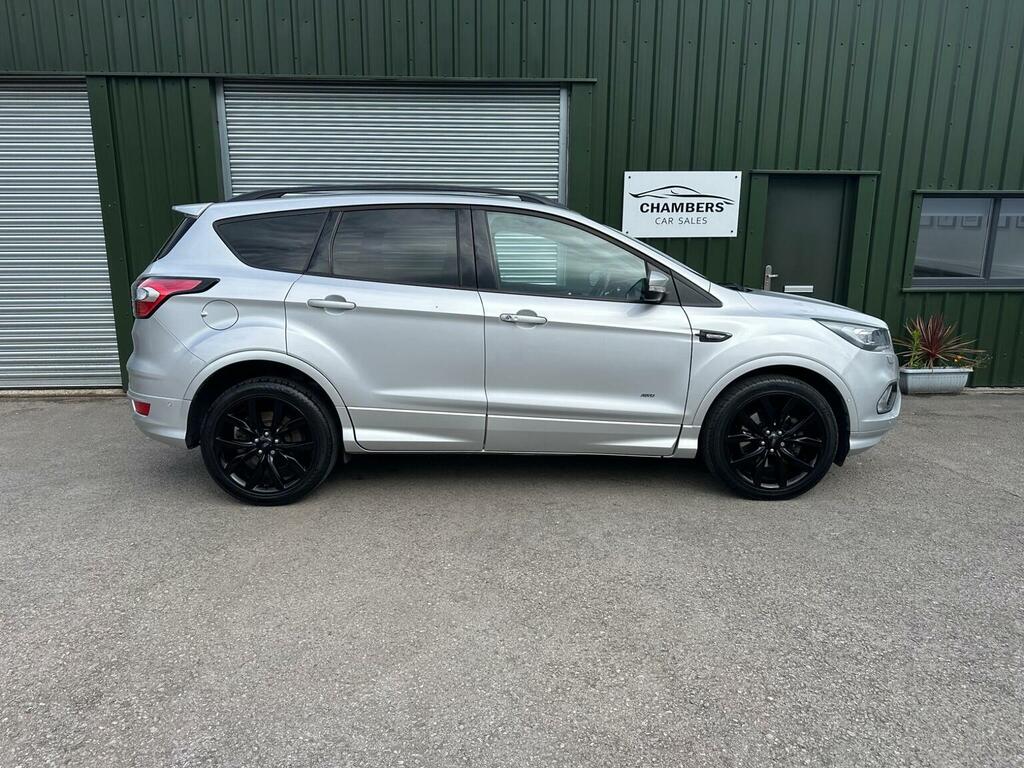 Ford Kuga Suv 2.0 Tdci St-line X Powershift Awd Euro 6 Ss EK68XFG Silver #2