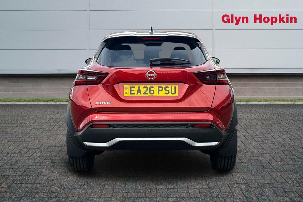 Nissan Juke 1.0 Dig-t Tekna Dct Red #4