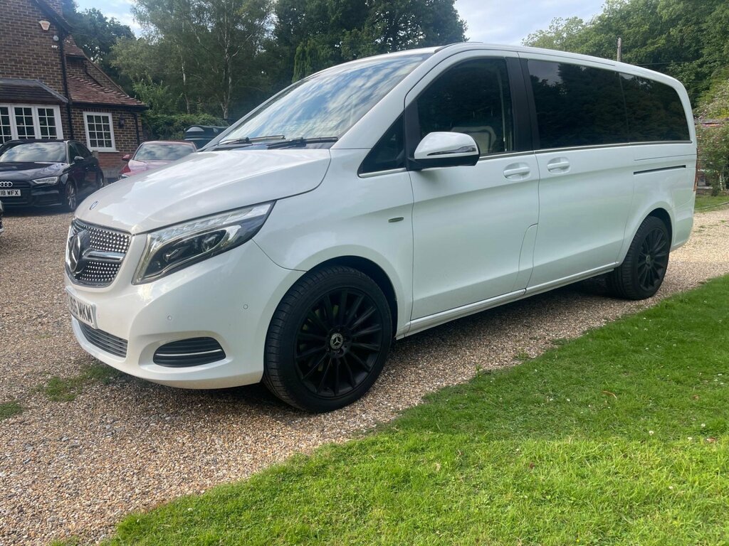 Mercedes-Benz V Class V220d Sport Lwb FJ66MKM White #2