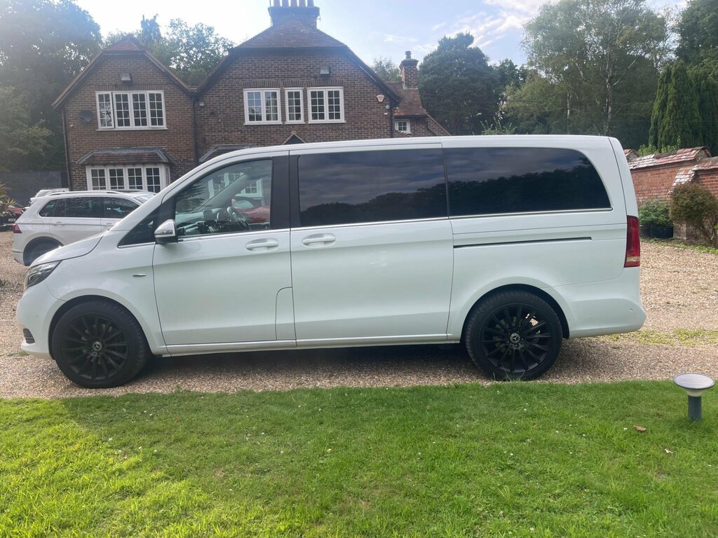 Mercedes-Benz V Class V220d Sport Lwb FJ66MKM White #4