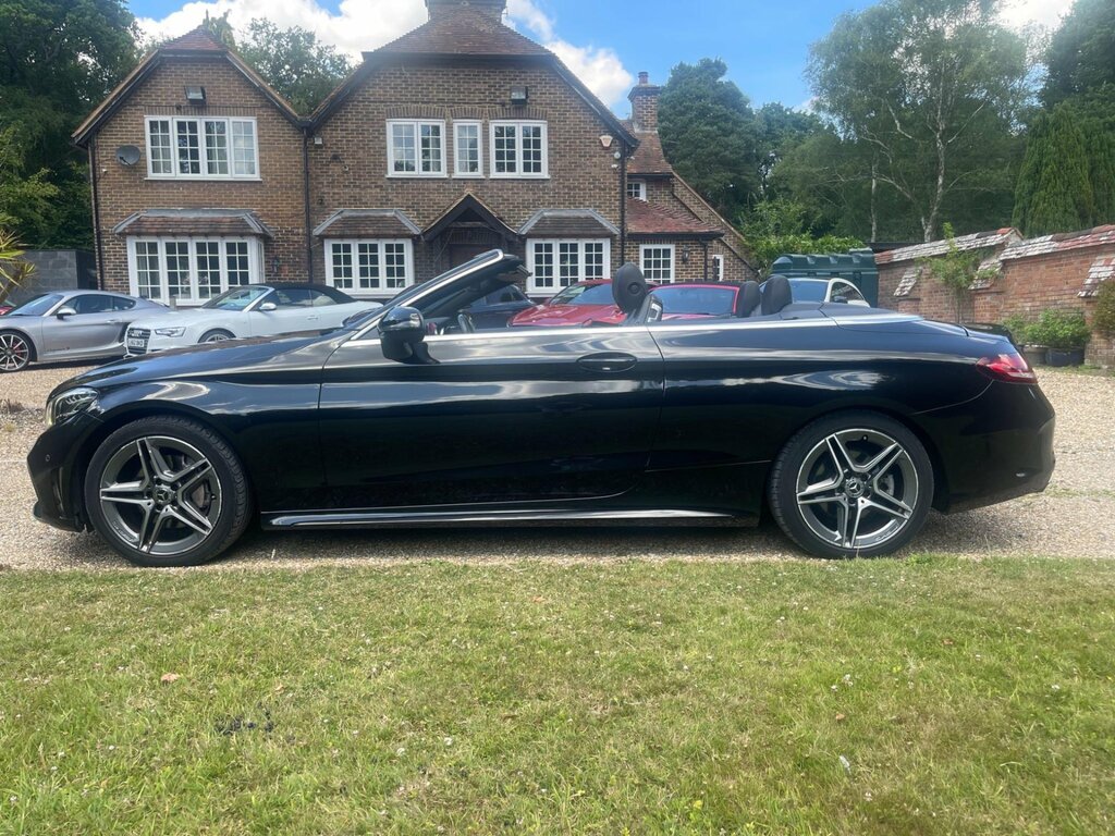 Mercedes-Benz C Class 1.5 C200 Mhev Amg Line Cabriolet G-tron LS68RJZ Black #4