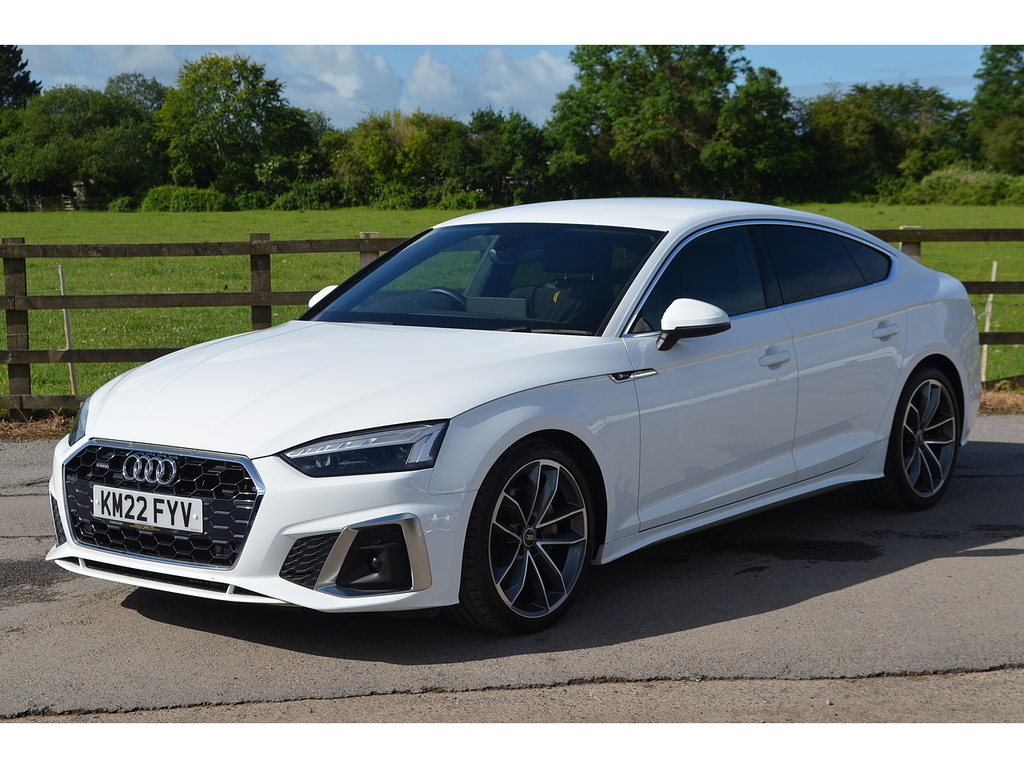 Audi A5 Tdi S Line White #4