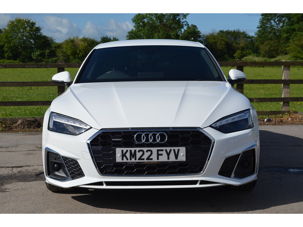 Audi A5 Tdi S Line White #3