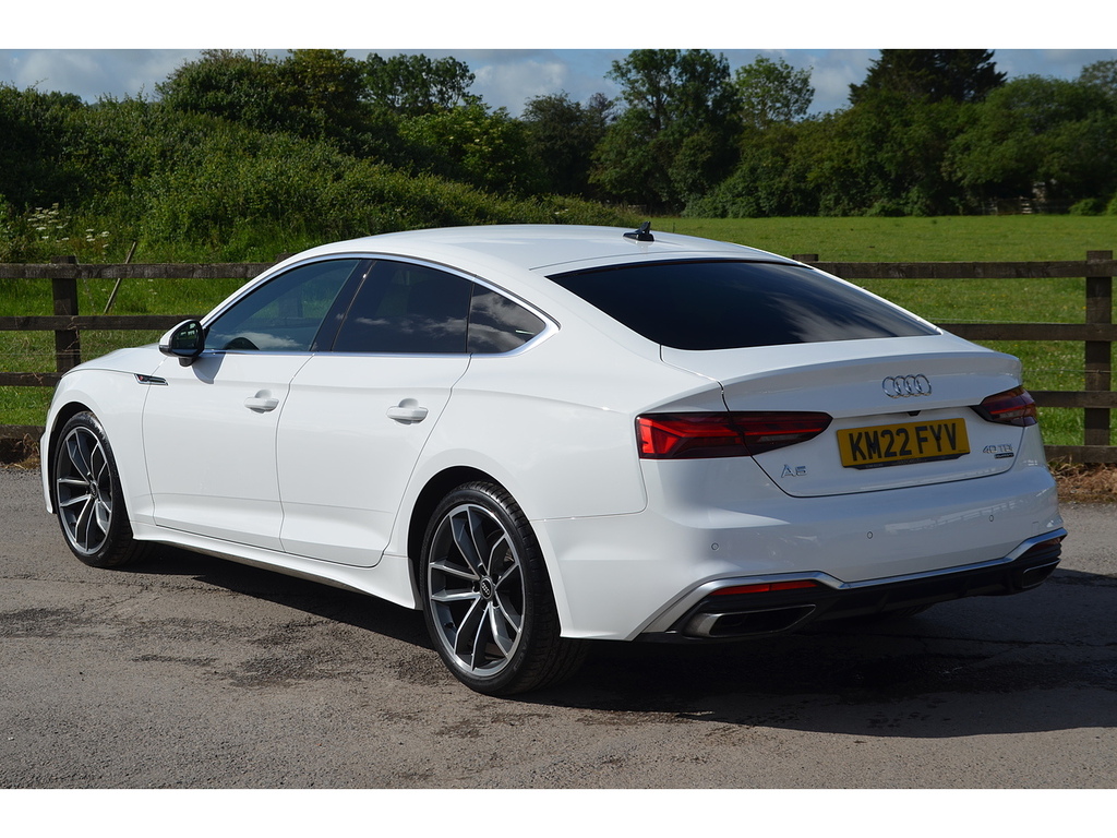 Audi A5 Tdi S Line White #6