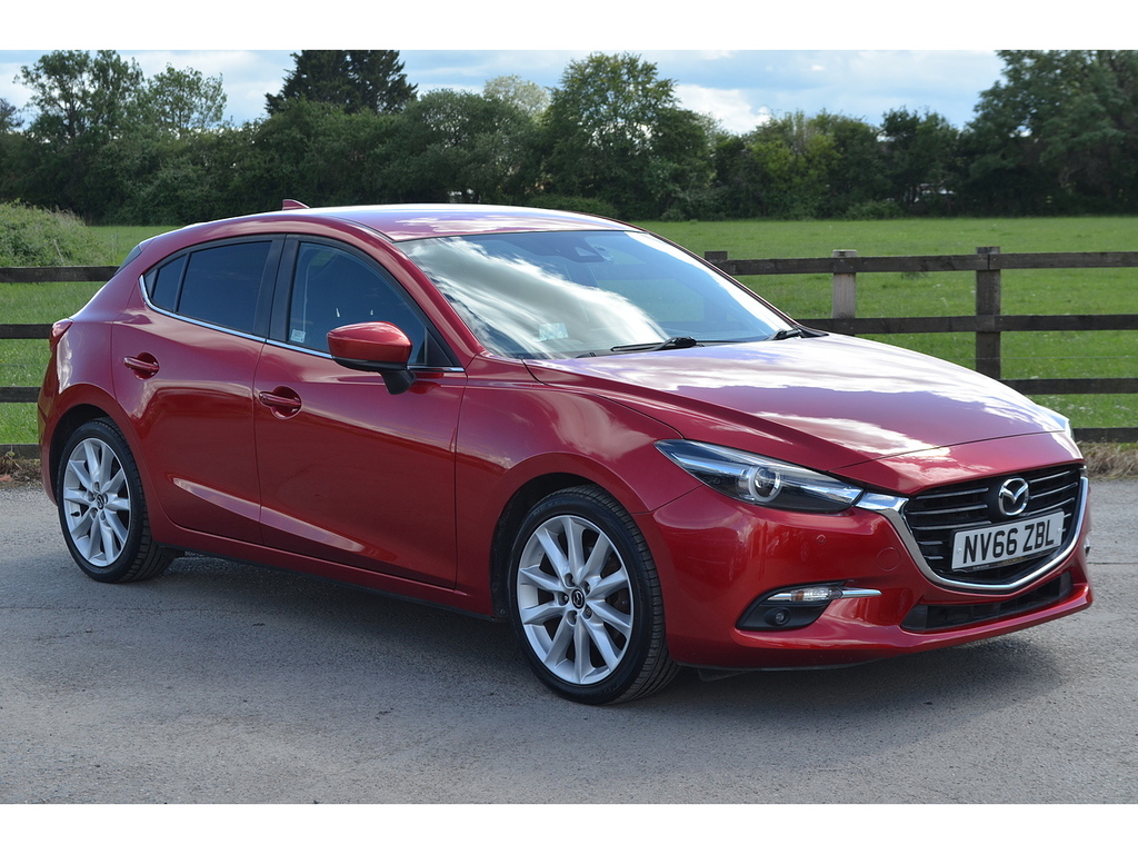Mazda 3 Skyactiv-g Sport Nav Red