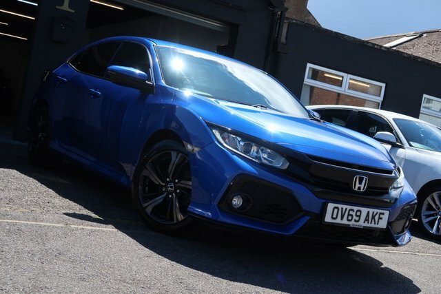 Honda Civic 2019 1.0 Vtec Turbo Sr Hatchback OV69AKF Blue #2