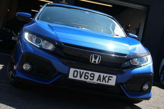 Honda Civic 2019 1.0 Vtec Turbo Sr Hatchback Blue