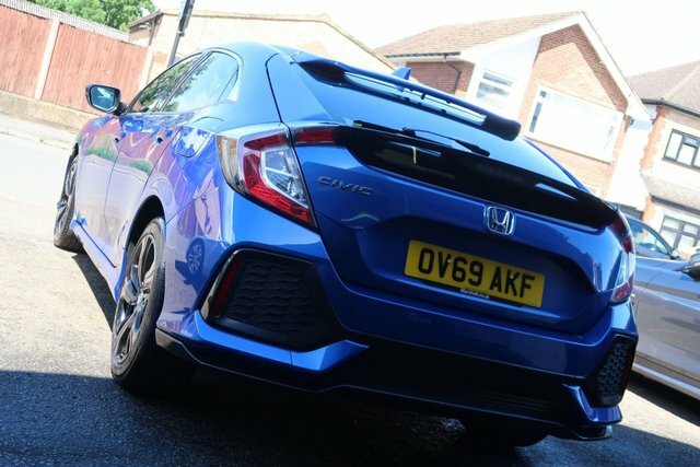 Honda Civic 2019 1.0 Vtec Turbo Sr Hatchback OV69AKF Blue #5