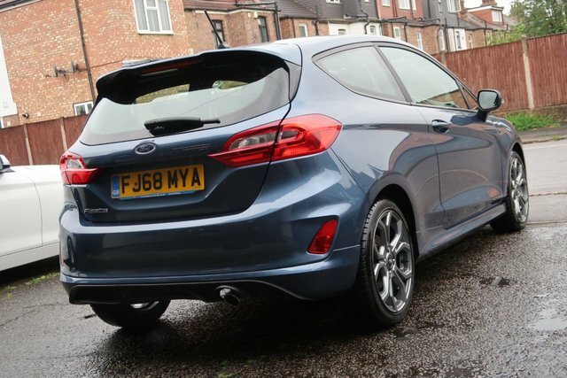 Ford Fiesta 2019 1.0T Ecoboost Gpf St-line Hatchback Petro FJ68MYA Blue #4