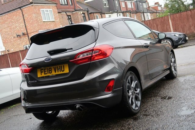 Ford Fiesta 2018 1.0T Ecoboost St-line Hatchback Ma FE18VHU Grey #4