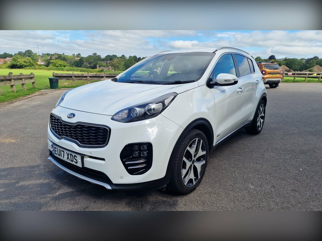 Kia Sportage 2.0 Crdi Gt-line Suv Awd Euro 6 1 White #3