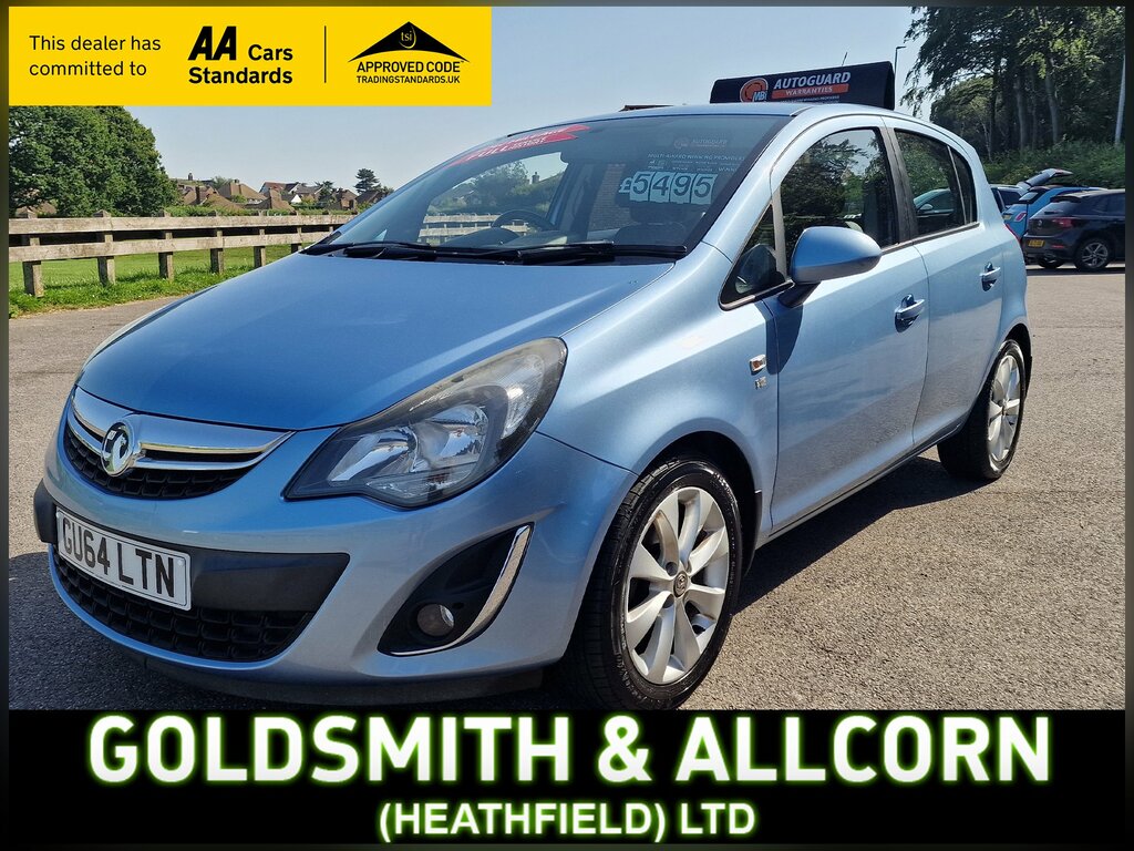 Vauxhall Corsa 1.2 16V Excite Hatchback Euro 5 Blue