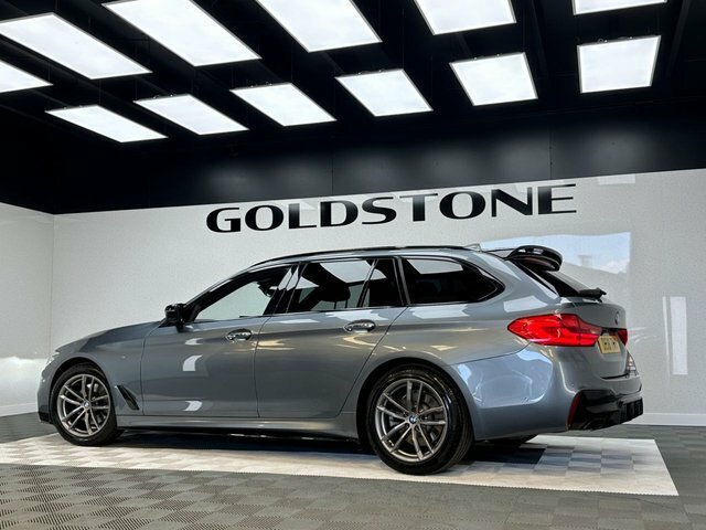 BMW 5 Series 2.0 520I M Sport Touring Euro 6 S Blue #2
