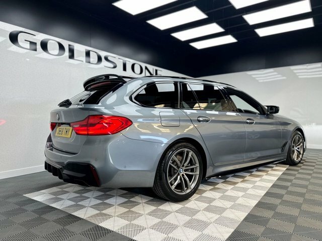 BMW 5 Series 2.0 520I M Sport Touring Euro 6 S Blue #5