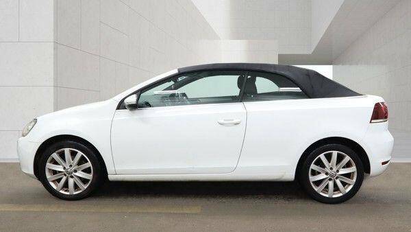 Volkswagen Golf 1.6 Tdi Bluemotion Tech Se Cabriolet Euro 5 Ss GL64EJV White #6