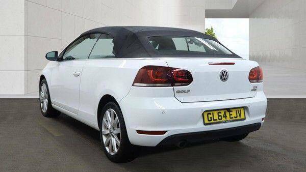 Volkswagen Golf 1.6 Tdi Bluemotion Tech Se Cabriolet Euro 5 Ss GL64EJV White #4