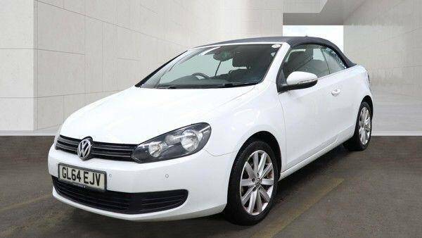 Volkswagen Golf 1.6 Tdi Bluemotion Tech Se Cabriolet Euro 5 Ss GL64EJV White #2