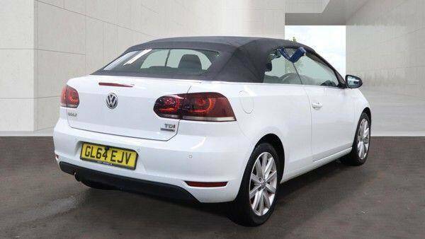 Volkswagen Golf 1.6 Tdi Bluemotion Tech Se Cabriolet Euro 5 Ss GL64EJV White #3