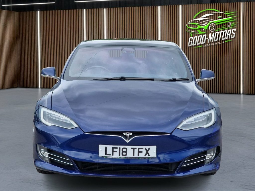 Tesla Model S Hatchback Blue #3